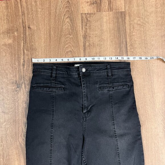 We The Free Firecracker Flare Jeans Black Gold Star Festival Sz 32 - Picture 7 of 10